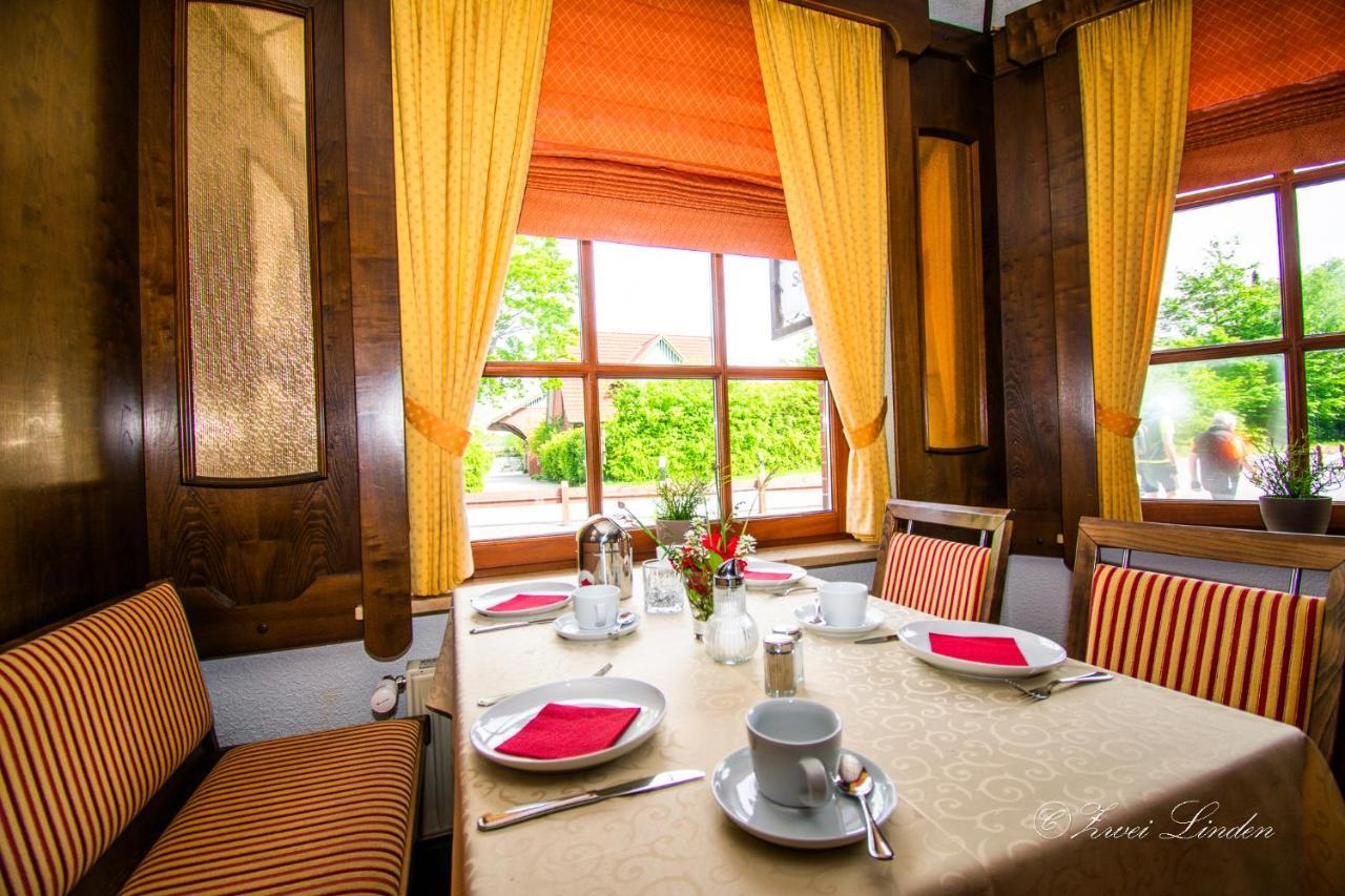 Hotel Zwei Linden - Links Der Elbe - Niedersachsen Balje Exterior foto